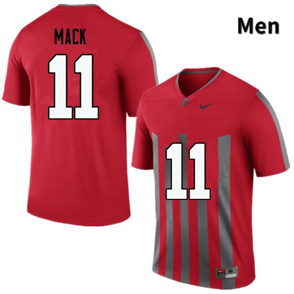 Ohio State Buckeyes Austin Mack Men's #11 Throwback Game Stitched College Football Jersey